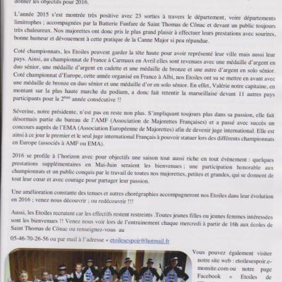 Décembre Gazette de St Thomas de Conac